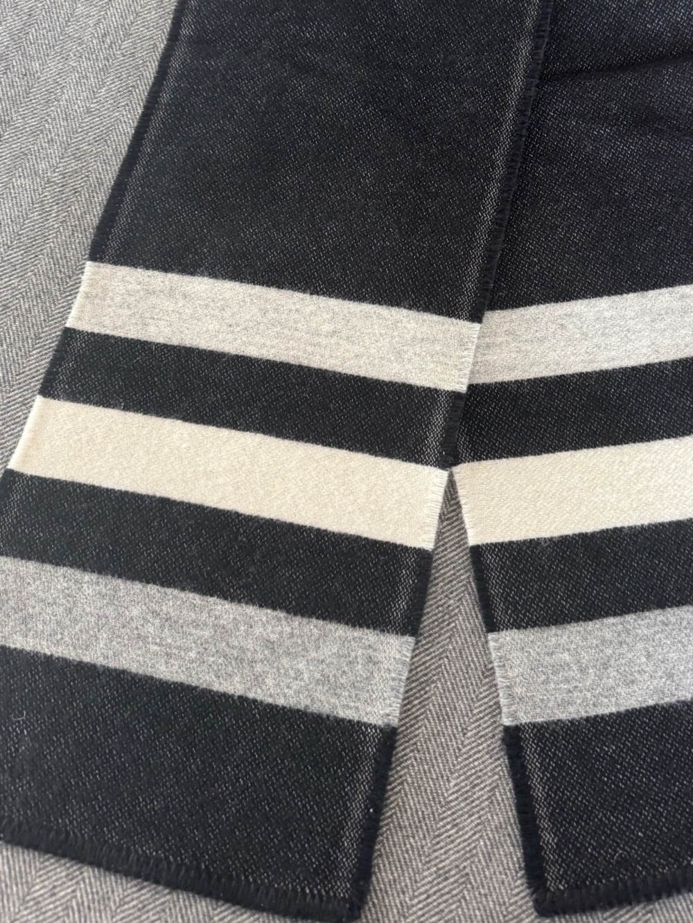 NWOT, FARIBAULT MILLS, STRIPE WOOL SCARF